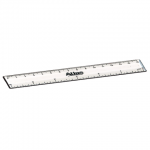 Atlas Imported Clear Fiber Ruler – 15cm/6in