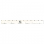 Atlas Imported Clear Fiber Ruler – 30cm/12in