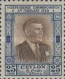 Ceylon 1949 The 1st Anniversary of Independence 5 April - 25 Cents ...