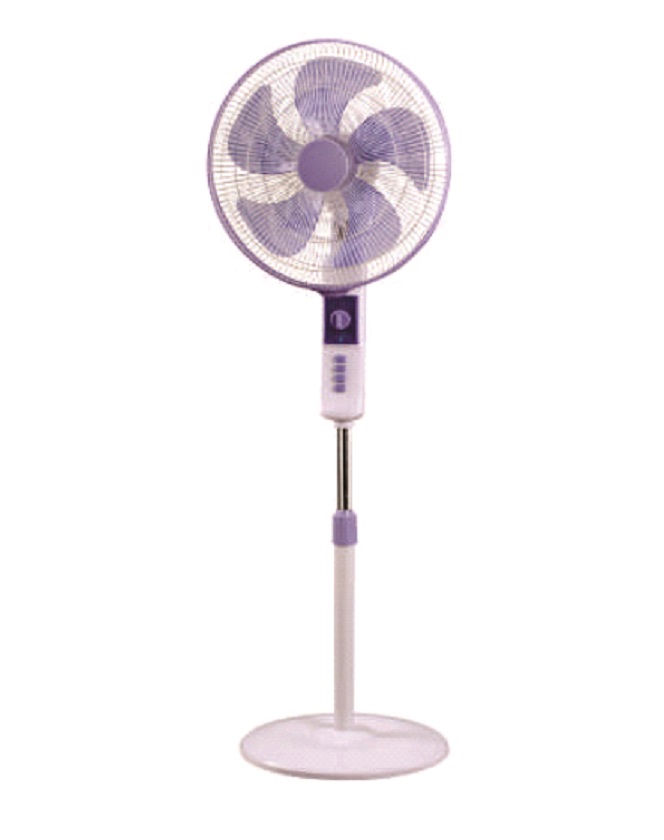 Clear 16in Pedestal Stand Fan Purple - CLS-602
