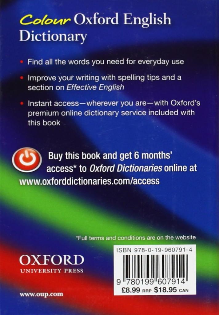 oxford dictionary of english