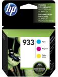 HP 933 3-pack Cyan, Magenta, Yellow Original Ink Cartridges – N9H56FN