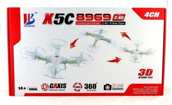 Haoboss X5C 2.4G 6-Axis Gyro Drone Quadcopter (Without Camera)
