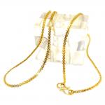 Unisex Turin Gold Plated Chain Necklace