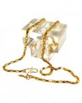 Unisex Vincetta Gold Plated Chain Necklace