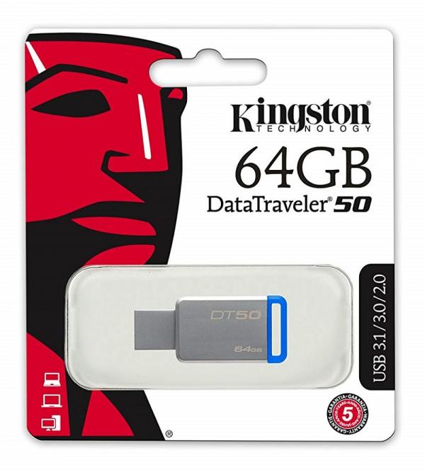 Kingston 64GB DT-50 USB3.0 Pen Drive - DT50/64GB