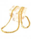 Unisex La Vette Gold Plated Chain Necklace