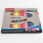 Maped Color Peps Colour Pencils Metal Box – 24 Pieces