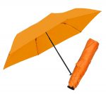 Mini Travel Umbrella Lightweight Compact Portable – Orange