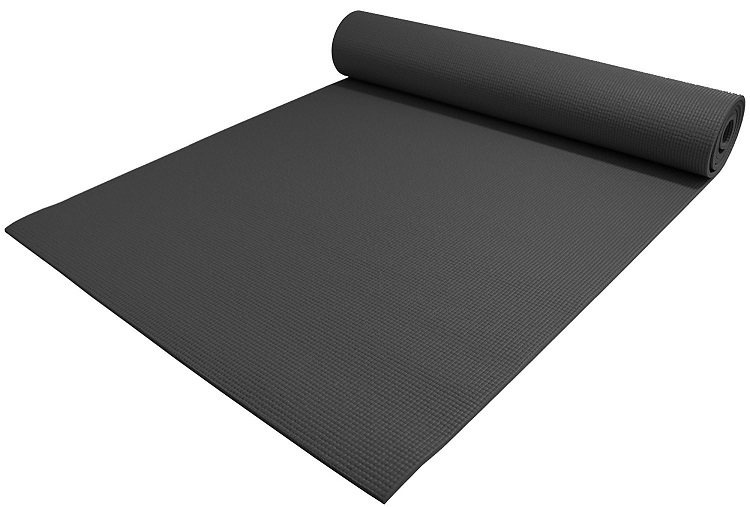 Non Slip Yoga Mat 68″ x 24″ (4mm) - Black 