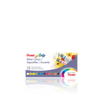 Pentel Water Colors – Assorted Colours – Set of 12