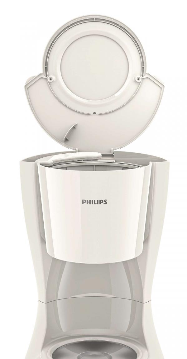 Philips Daily Collection 1.2L Coffee Maker With Glass Jug White – HD7447
