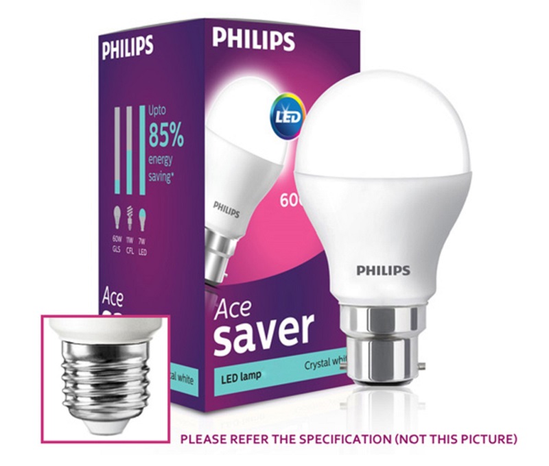 Philips LED Bulb E27 - 7W Saver - Screw Type