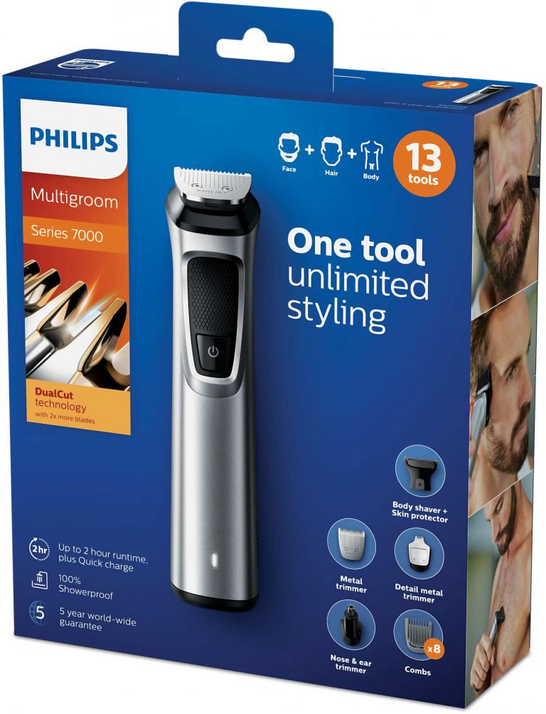 Philips Multigroom Series 7000 13in1 Face Hair And Body Trimmer
