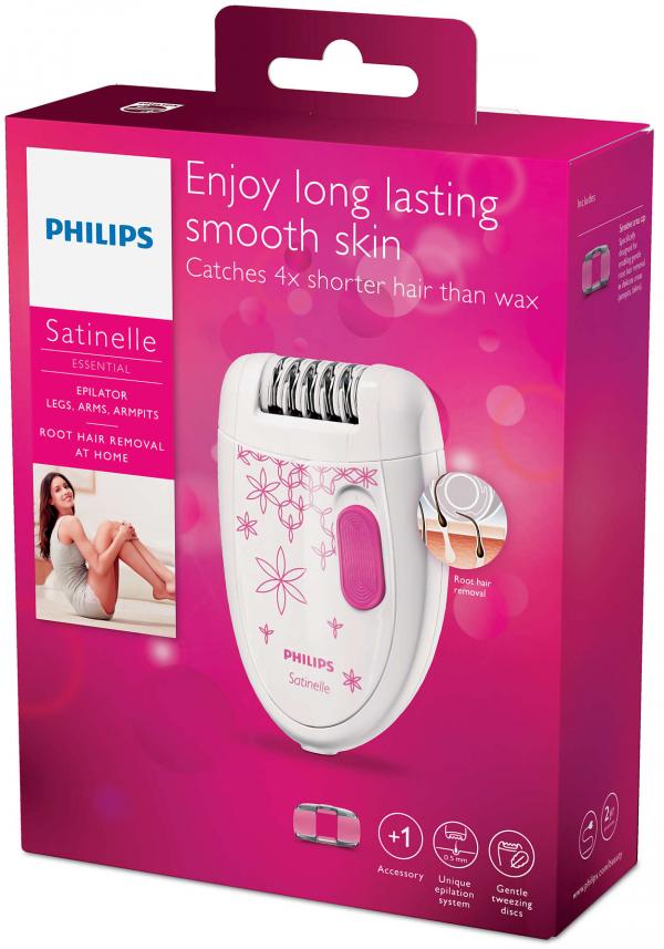 Philips Epilator Series 2000, Corded Epilator For Body And Sensitive Areas, Epilate And Shave, Hair Removal Device For Women, Model BRE237/00
