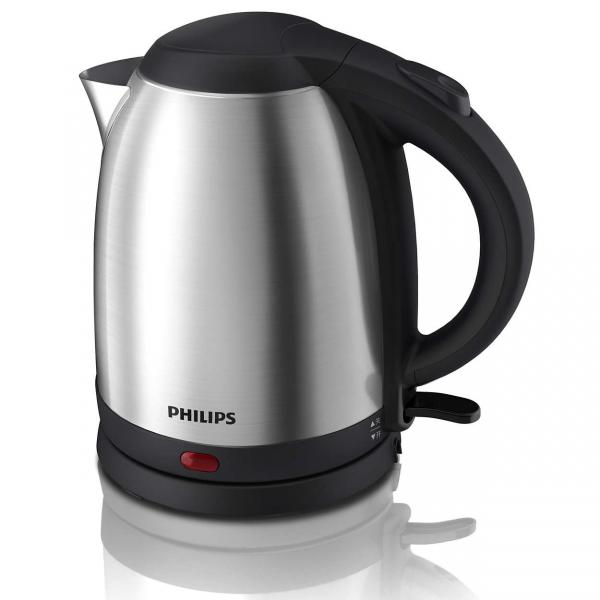 Philips Stainless Steel 1.5L 1800W Cordless Pirouette Base Kettle - HD9306/03