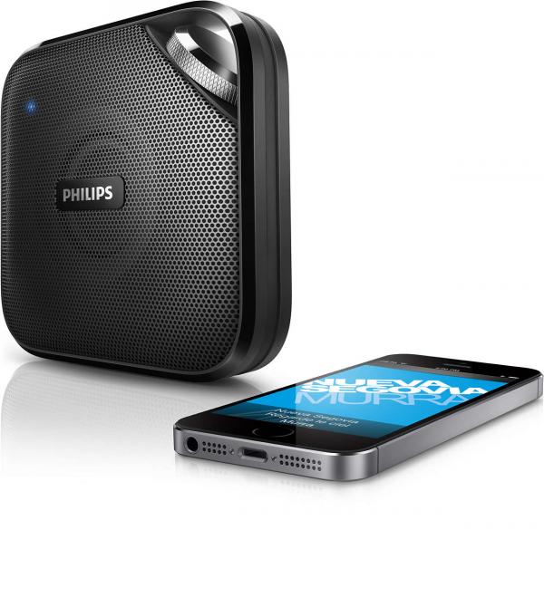 Philips Wireless Bluetooth Portable Speaker With Built-In Microphone Black - BT2500B/00