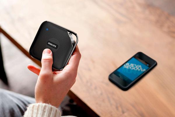 Philips Wireless Bluetooth Portable Speaker With Built-In Microphone Black - BT2500B/00