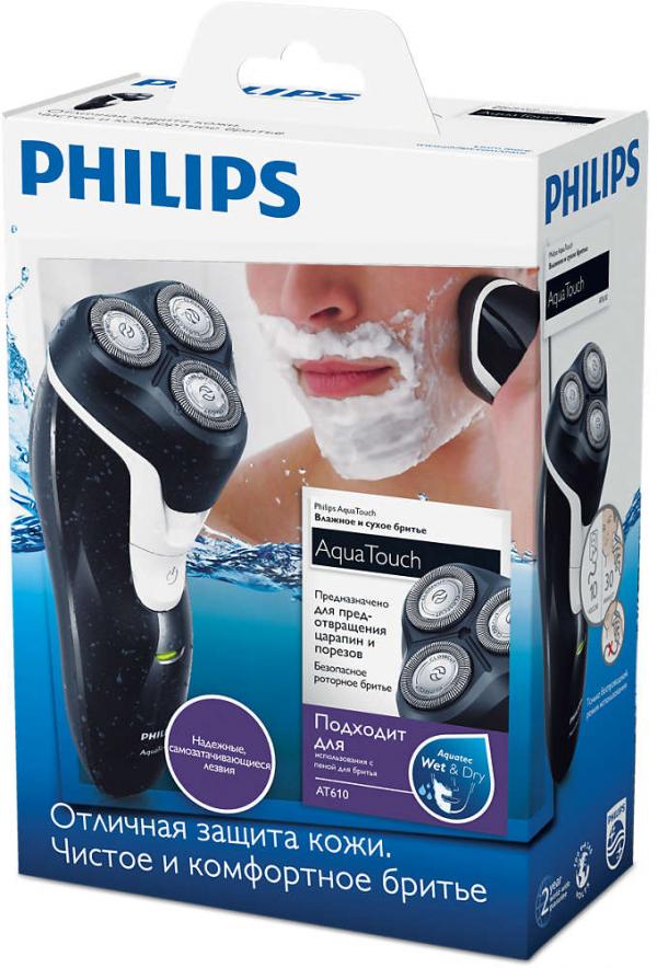 Philips Aquatouch Wet & Dry Close Cut Shaver AT610