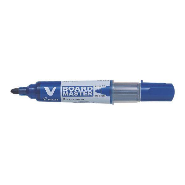 Pilot V Board Master Medium Bullet Whiteboard Marker Pen Highlighters - Blue