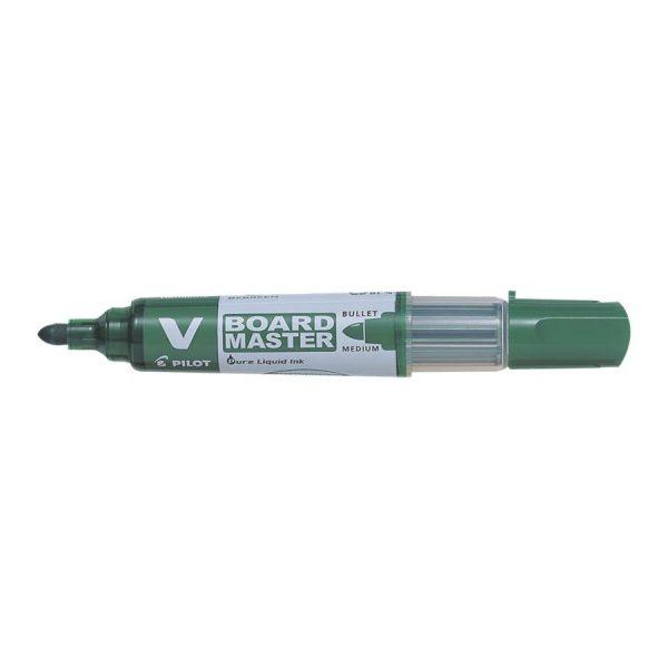 Pilot V Board Master Medium Bullet Whiteboard Marker Pen Highlighters - Green