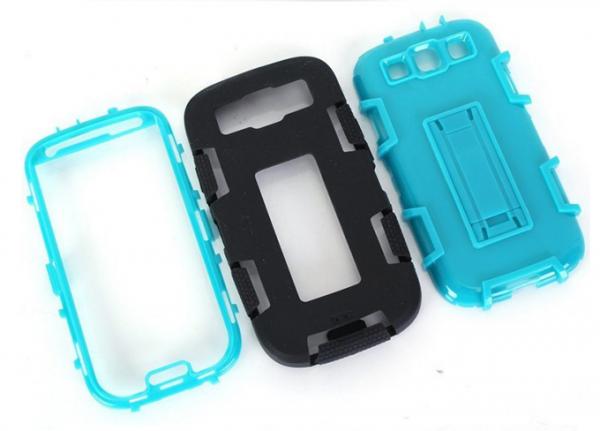 Samsung Galaxy S3 i9300 Defender Hybrid Rubber Rugged Combo Case Cover With Stand