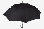 Solid Colour Windproof Umbrella – Black