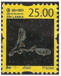 Sri Lanka 2007-10-09 Constellations – Pisces Stamp – Rs 25.00