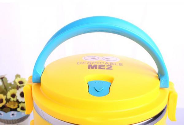 Stainless Steel 1.4L Double Layer Minion Lunch Box