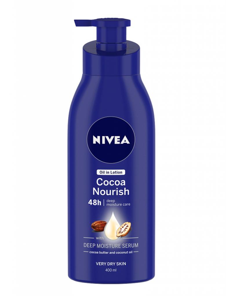 Nivea Cocoa Nourish Body Lotion Pump - 400 ml