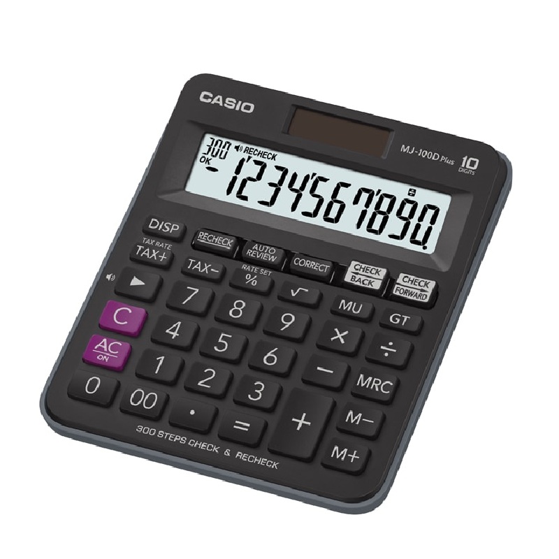 Casio Mini Desk Type Calculator MJ-100D Plus