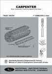Carpenter Trade Theory Book : Construction, Construction Material & Real Estate (1 Year ,2nd Semester) by NIMI