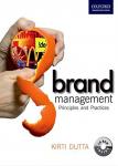 Oxford Brand Management : Principles and Practices Book with CD by Kirti Dutta