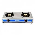 Innovex Silver Two Burner Gas Cooker IGS004A