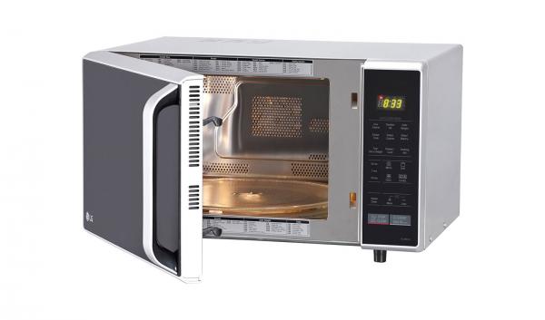 LG 28L White Color 1950W Convection Microwave Oven MC2846SL