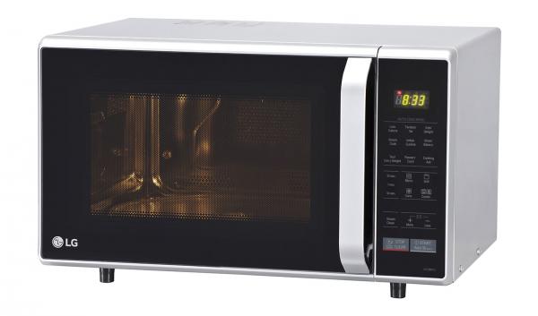LG 28L White Color 1950W Convection Microwave Oven MC2846SL