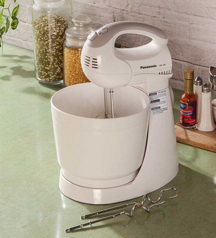 Panasonic 3 Litre 200W White Color Stand Mixer with Bowl - MK-GB1