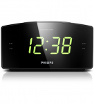 Philips Wake-Up Alarm Clock with Radio, Big Display & Dual Alarm – AJ3400/12