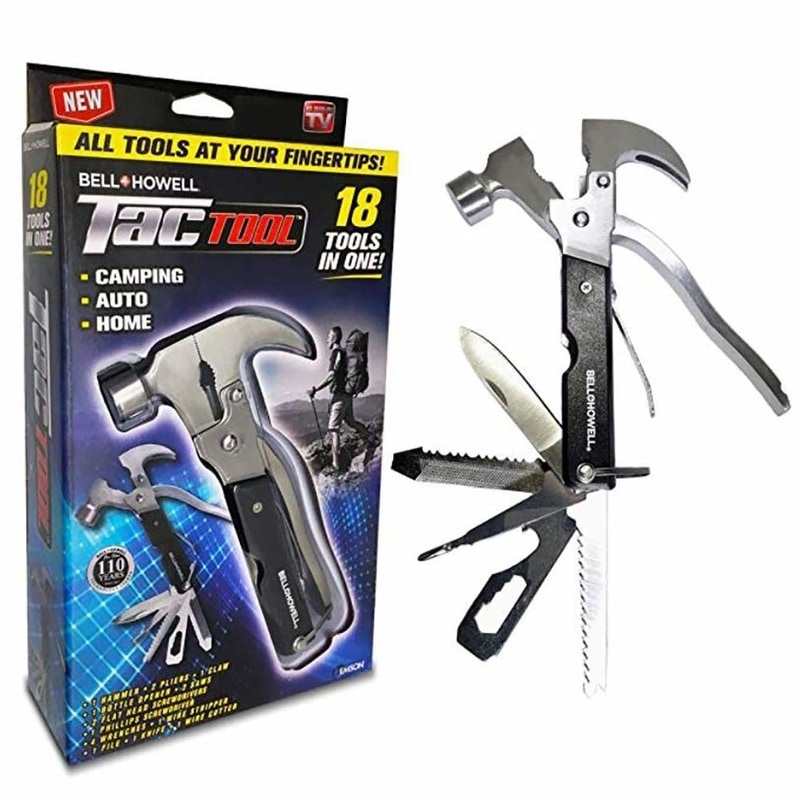 Bell + Howell TAC Tool Stainless Steel 18-in-1 Multi Tool - Jungle.lk