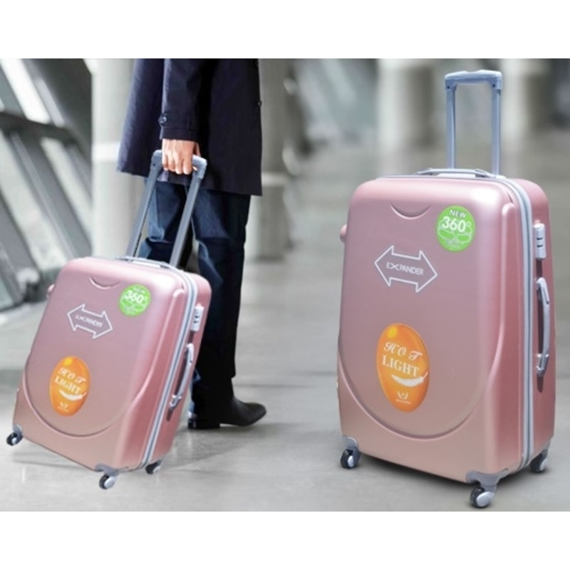 Expander 3 Piece Light Hard Shell Luggage Set Jungle.lk