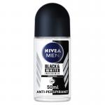 Nivea Men Anti-Perspirant Deodorant Roll-On Black & White Original 48 Hours 50ml