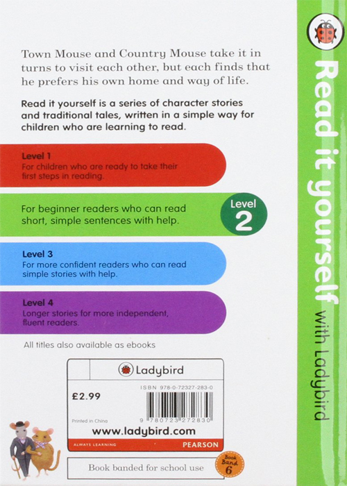Read it yourself with Ladybird Level 2 - Town Mouse and Country Mouse