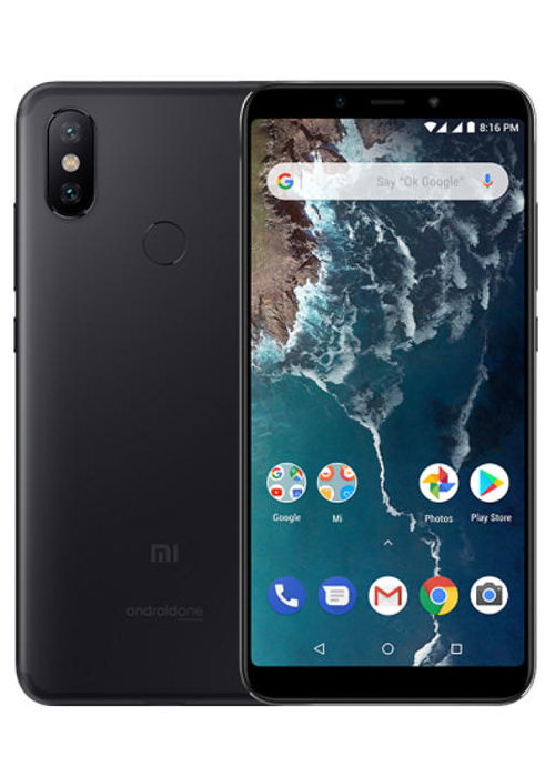 Xiaomi Black Color Mi A2 Mobile Phone with 64GB, 4GB RAM