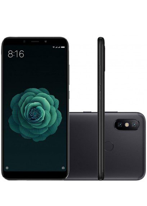 Xiaomi Black Color Mi A2 Mobile Phone with 64GB, 4GB RAM
