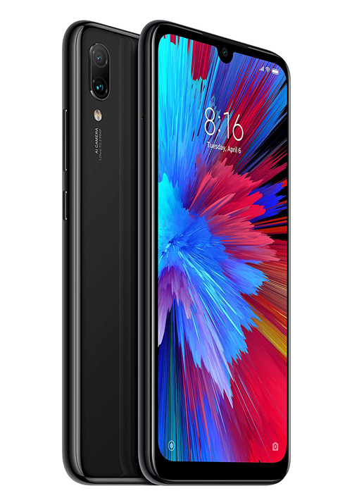 Xiaomi Black Color Mi Note 7 Mobile Phone with 64GB, 4GB RAM