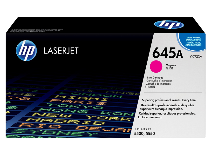 HP 645A Magenta Original LaserJet Toner Cartridge - C9733A