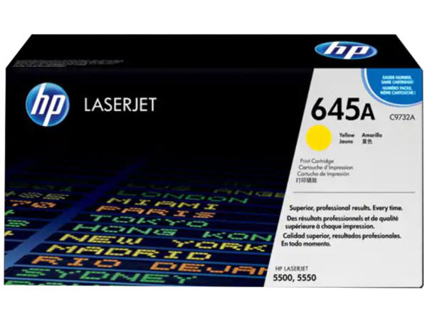 HP 645A Yellow Original LaserJet Toner Cartridge - C9732A - Jungle.lk