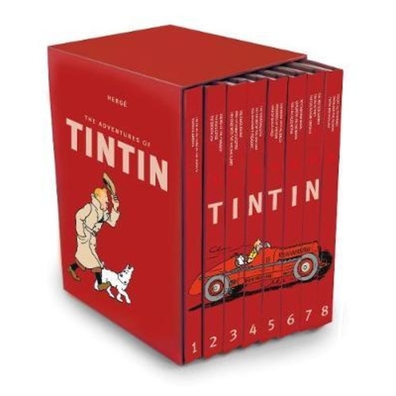 The Tintin Complete Collection (The Adventures of Tintin - Compact Editions) Hardback 8 Books