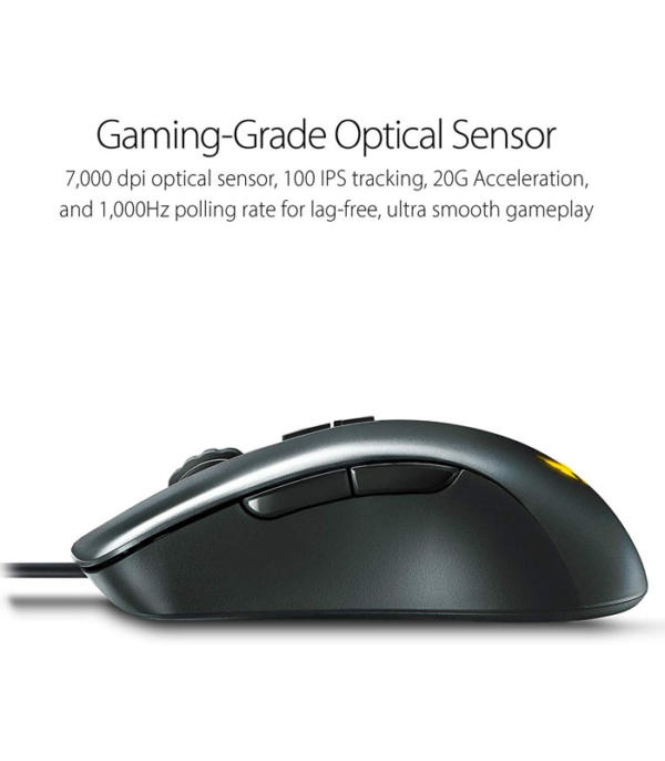 Asus P305 TUF Gaming M3 Optical USB RGB Gaming Mouse