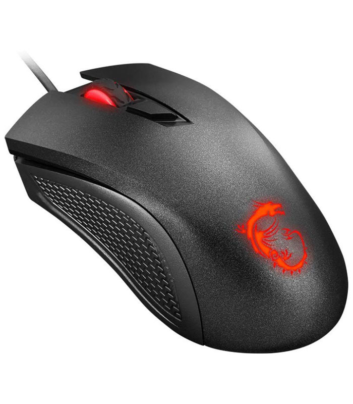 MSI Clutch GM10 USB Adjustable DPI Ergonomic Design Gaming Grade Optical Mouse